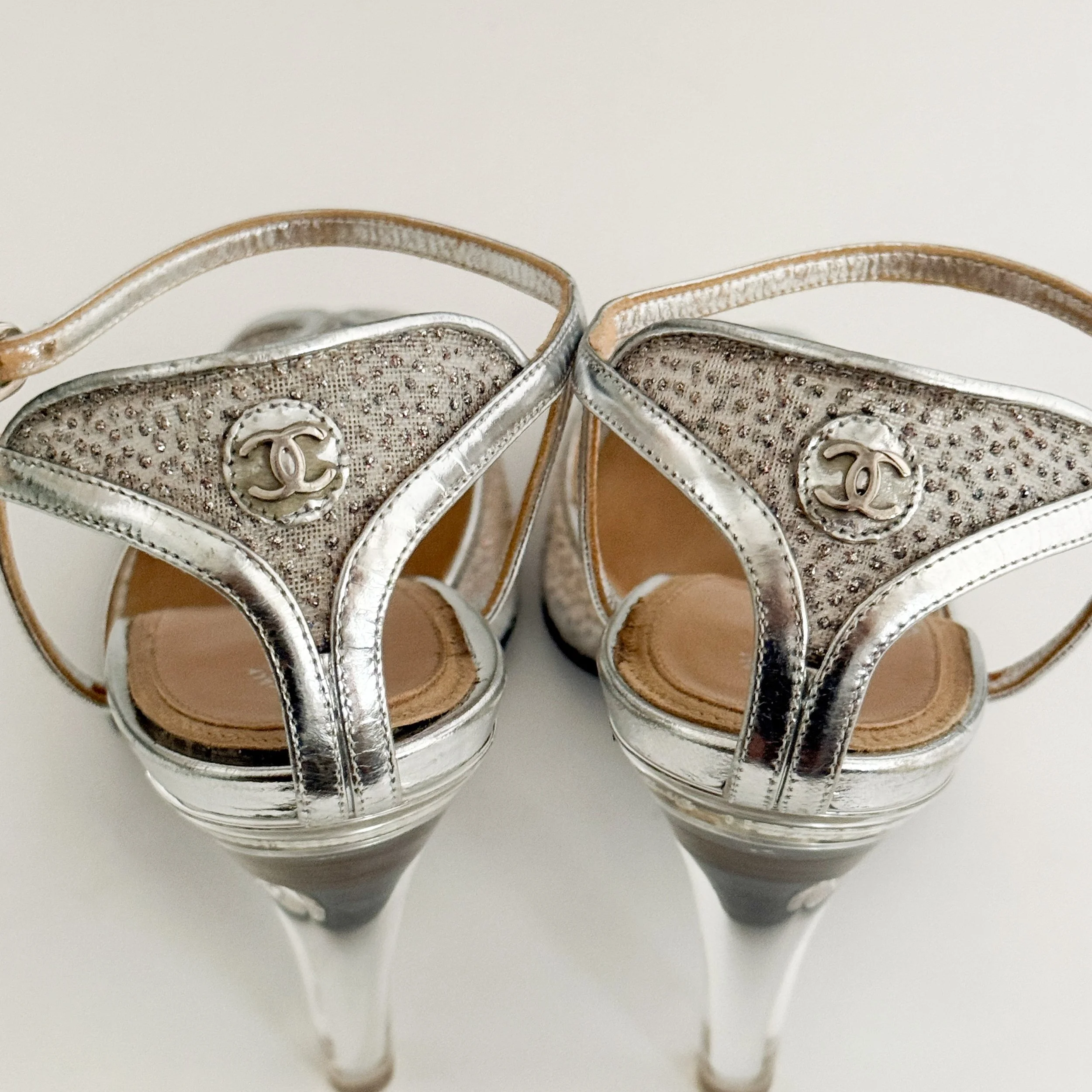 RARE Christian Dior Vintage Coveted Sleek Beige Leather & Silk